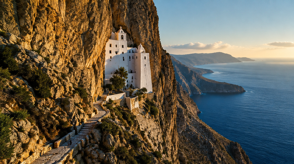 Mosteiro Hozoviotissa em Amorgos